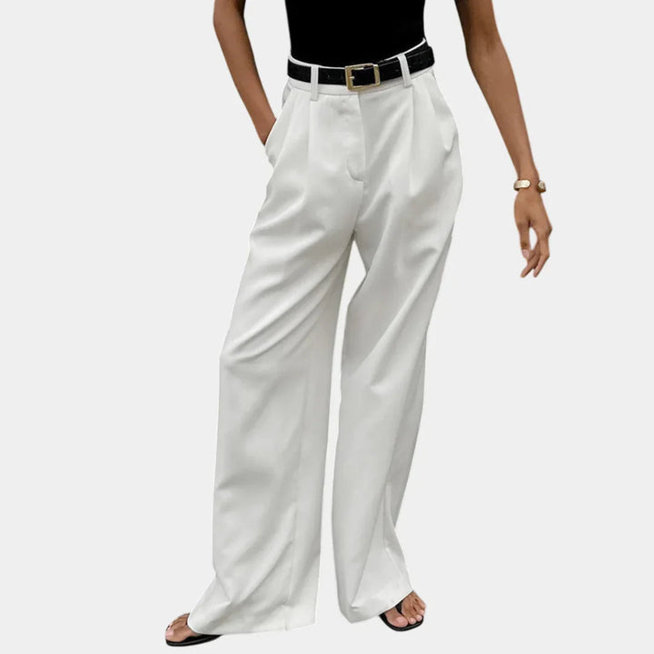Flore | Pantalons larges solides sans ceinture