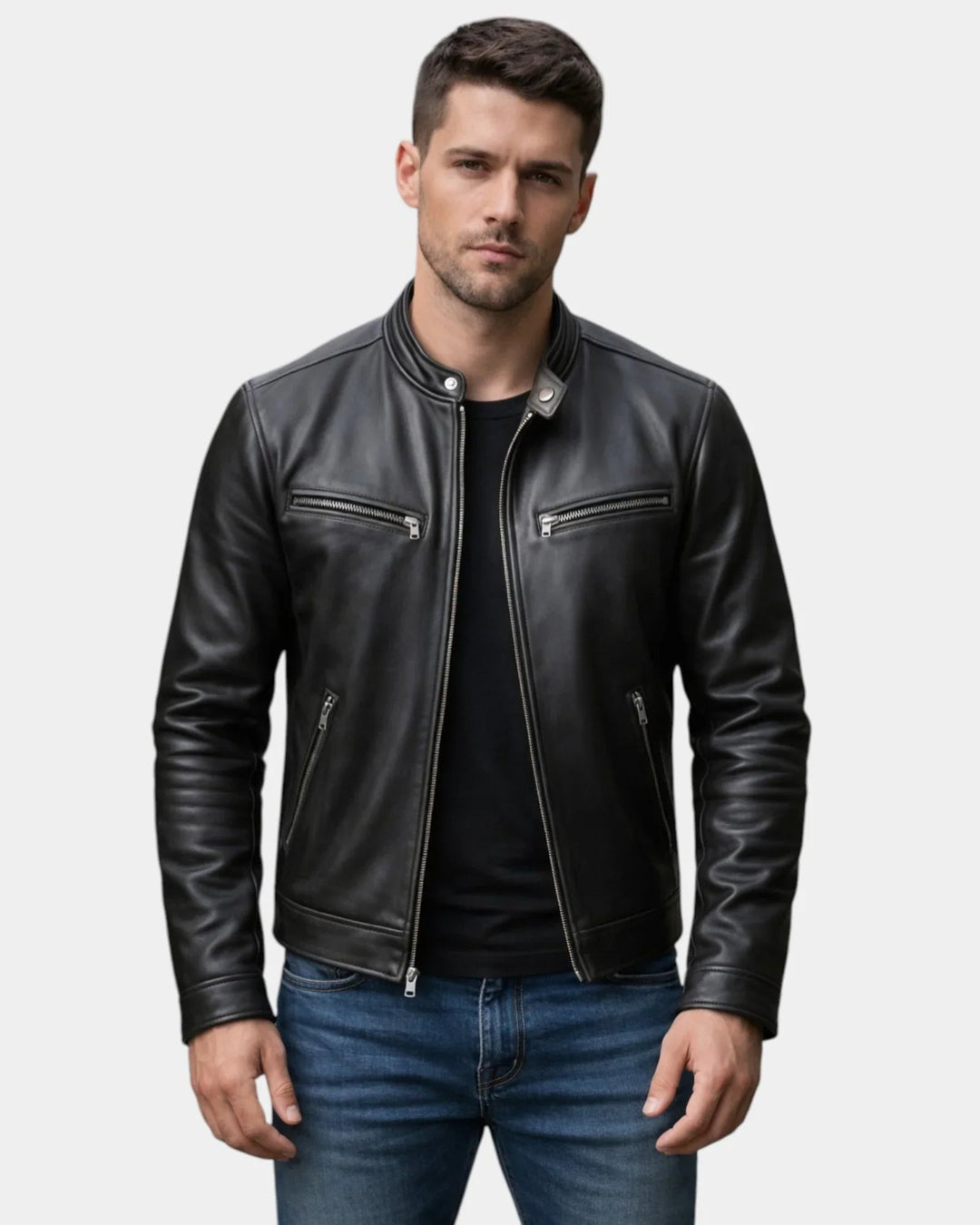 Bastien | Veste vintage effet cuir