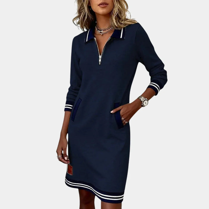 Sophie | Robe longue en coton élégante