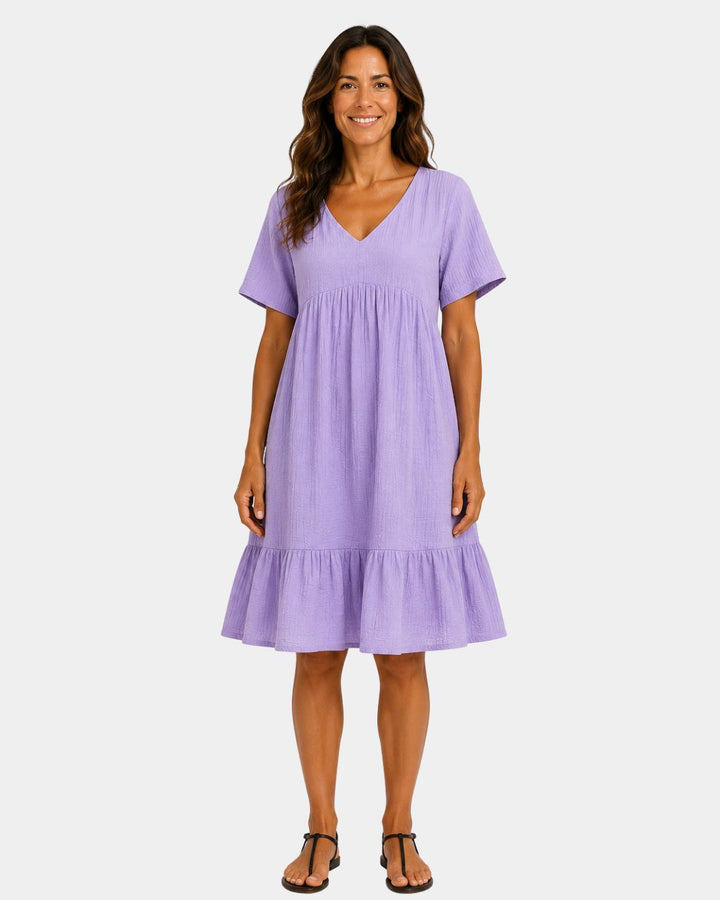 Alixandre | Robe midi texturée