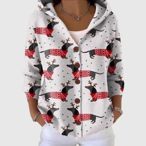 Amabile | Cardigan en Maille à Capuche