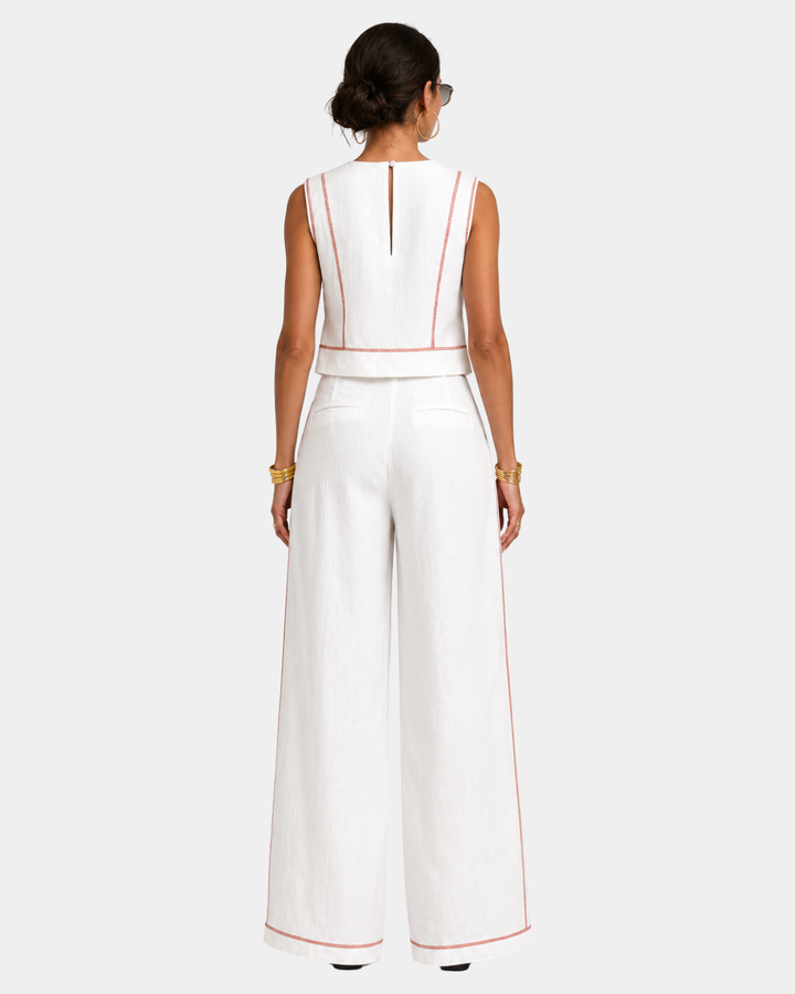 Aymone | Ensemble pantalon et blouse au design moderne
