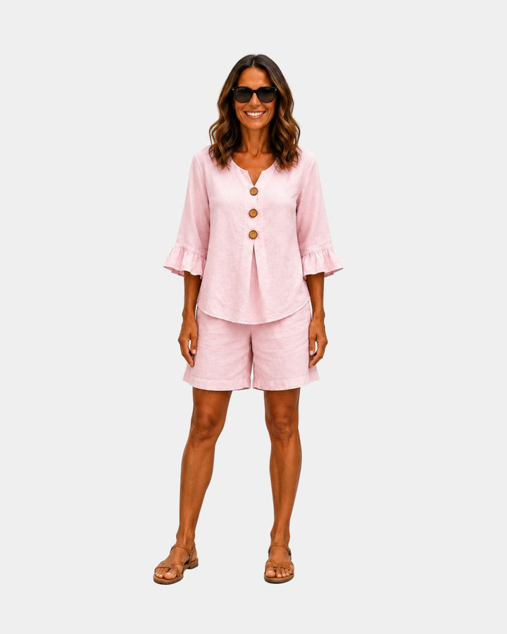 Auberte | Ensemble short et blouse
