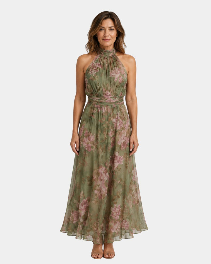 Maïa | Robe longue fleurie élégante