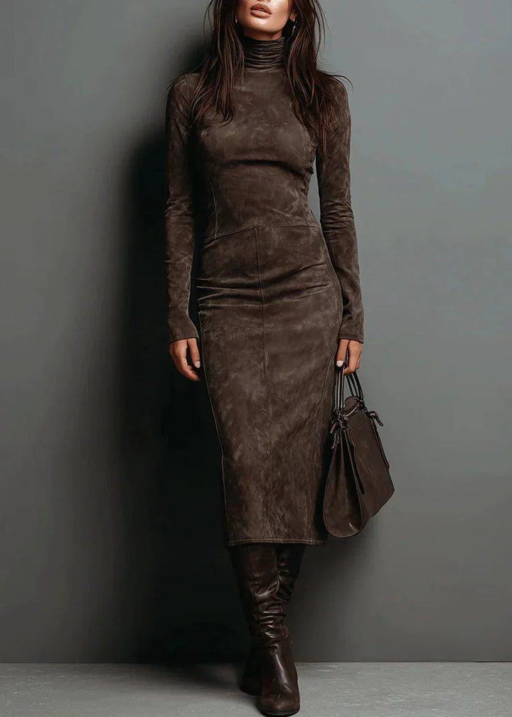 Sara | Robe Midi en Velours