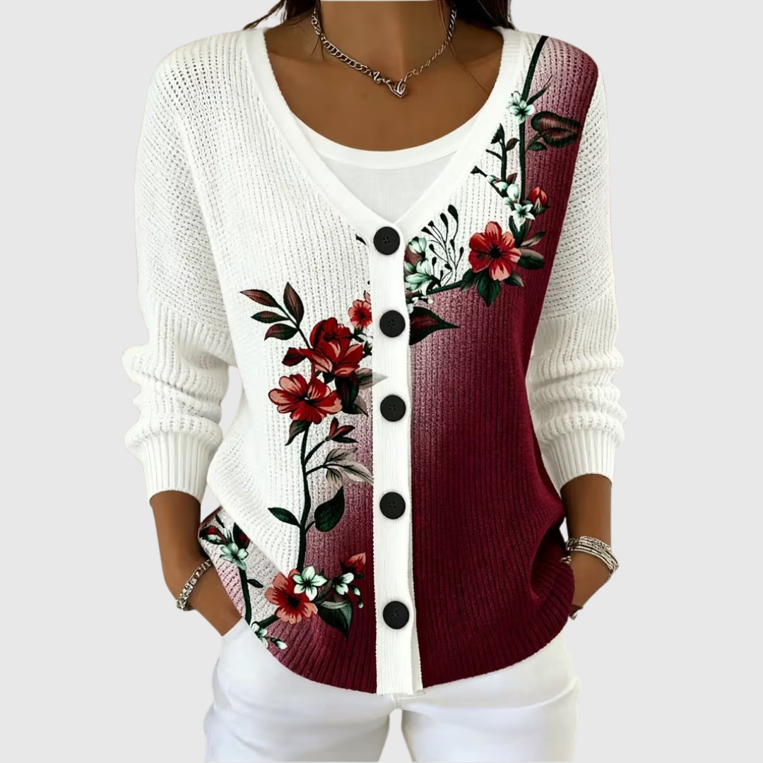 Incoronata | Cardigan en Maille à Boutons
