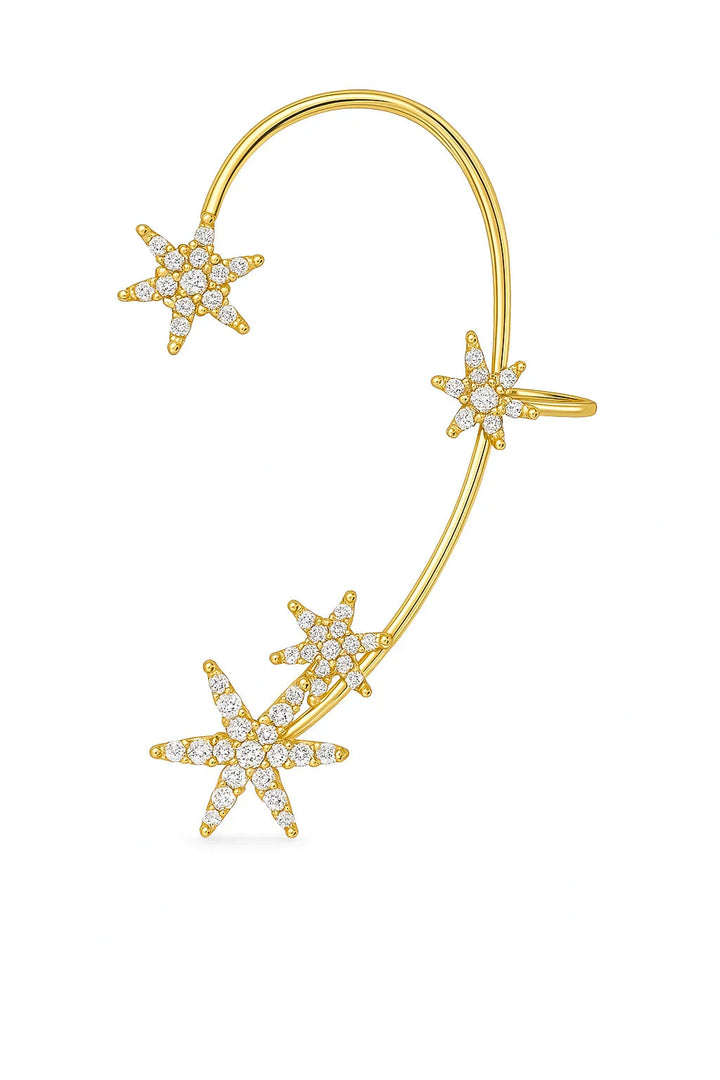 Delphine | Ear cuff étoiles