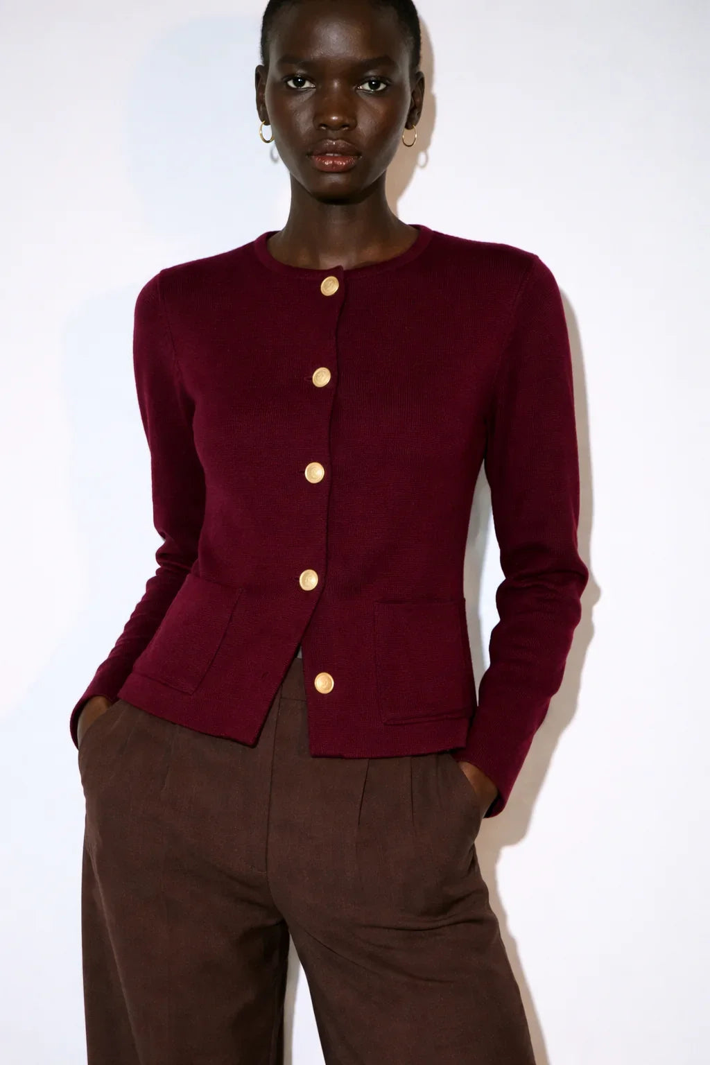 Anne | Cardigan en laine mérinos