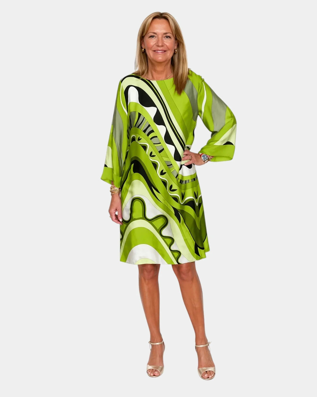 Amand | Robe d’été élégante qui dissimule le ventre