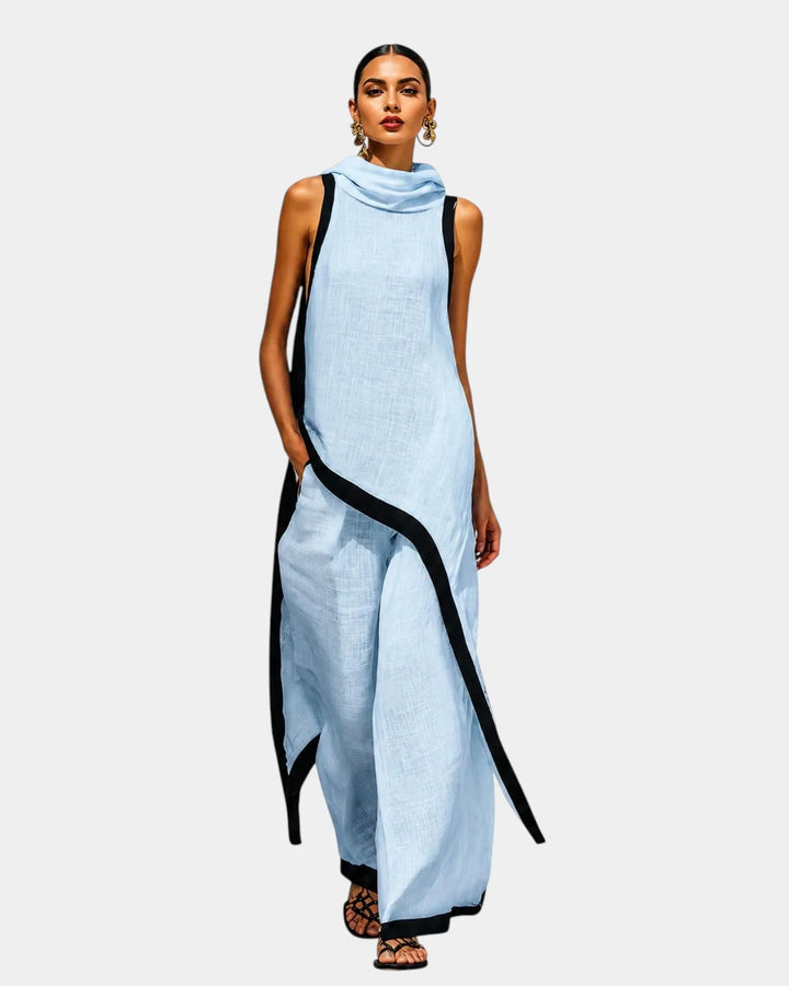 Nicaise | Ensemble élégant pantalon et blouse