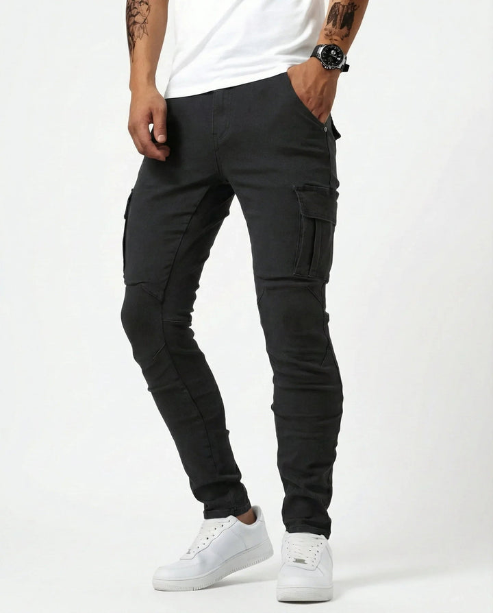Jean | Pantalon Cargo Élastique