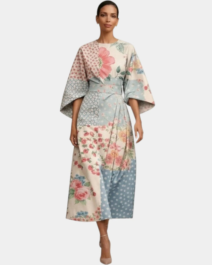 Vera | Robe midi fleurie