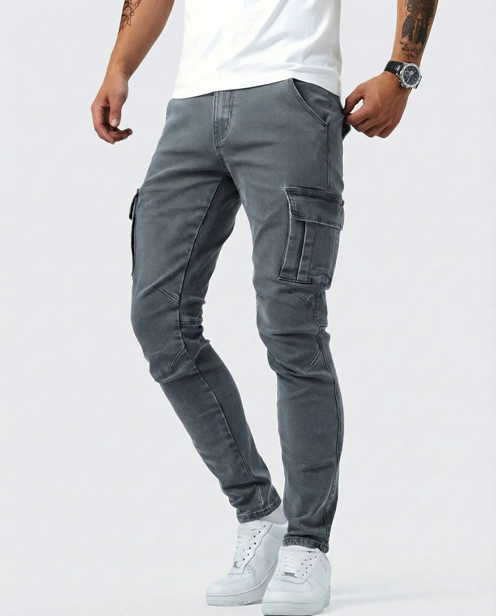 Jean | Pantalon Cargo Élastique