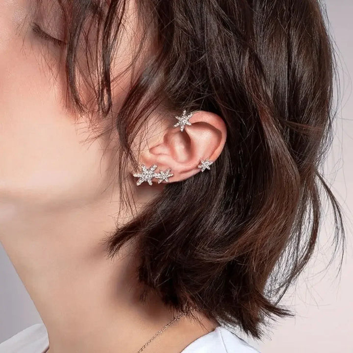 Delphine | Ear cuff étoiles