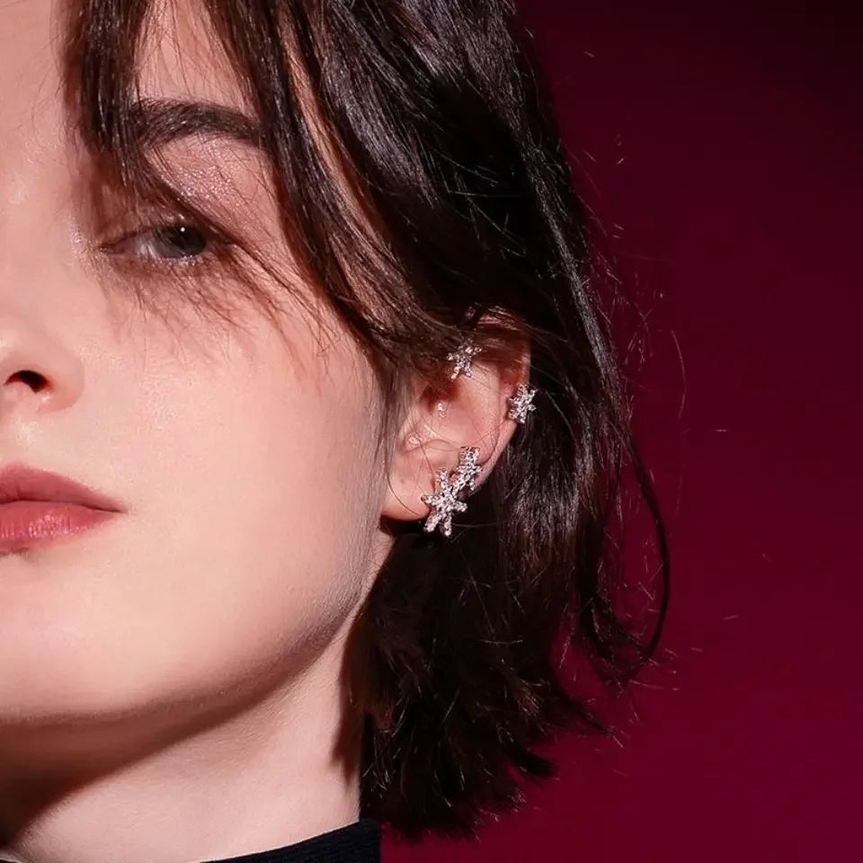 Delphine | Ear cuff étoiles