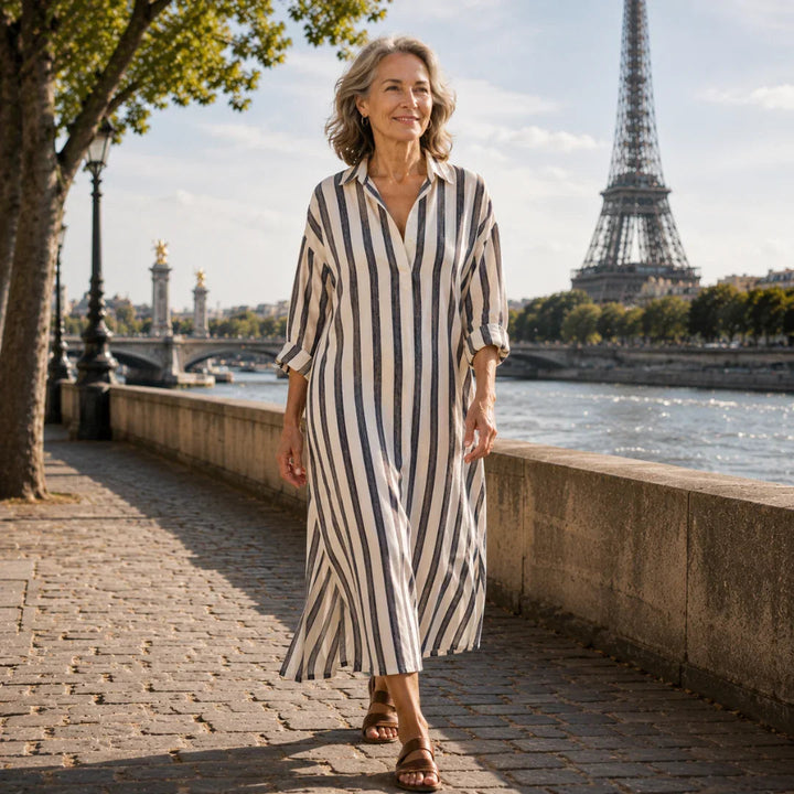 Nantilde | Robe rayée