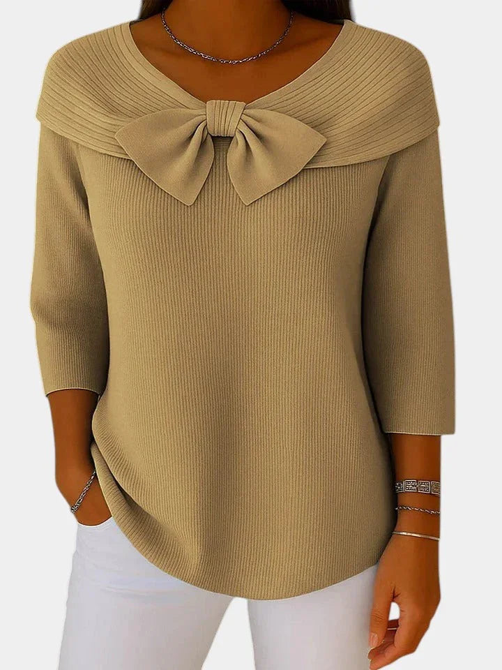 Lúa | Pull chaud et féminin avec nœud