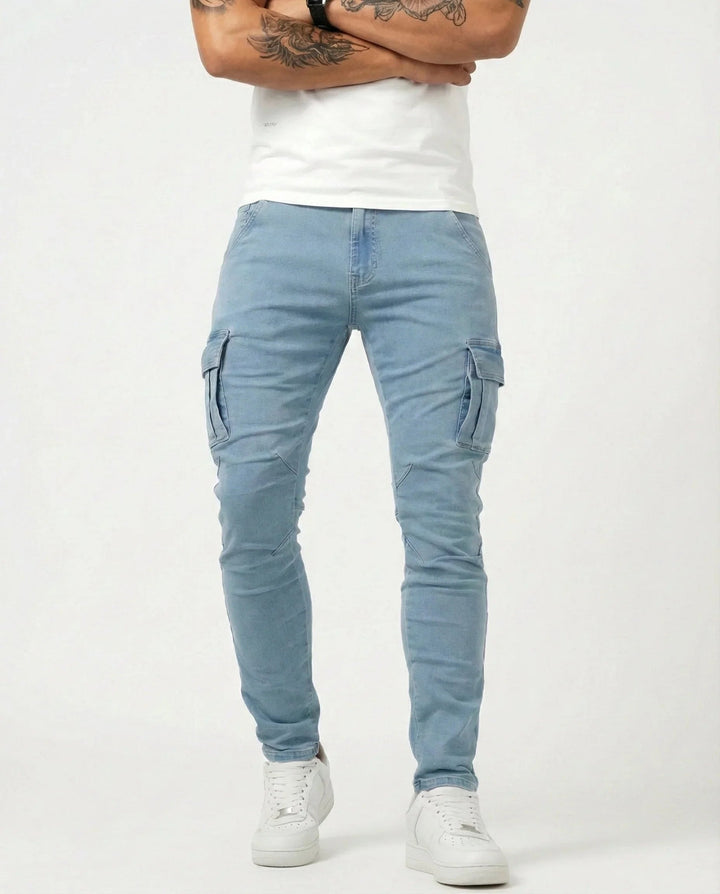 Jean | Pantalon Cargo Élastique