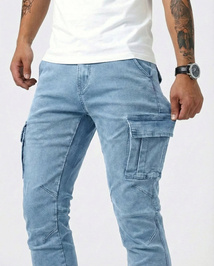 Jean | Pantalon Cargo Élastique
