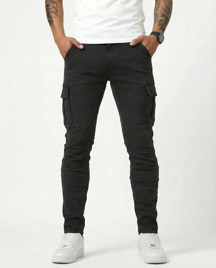 Jean | Pantalon Cargo Élastique