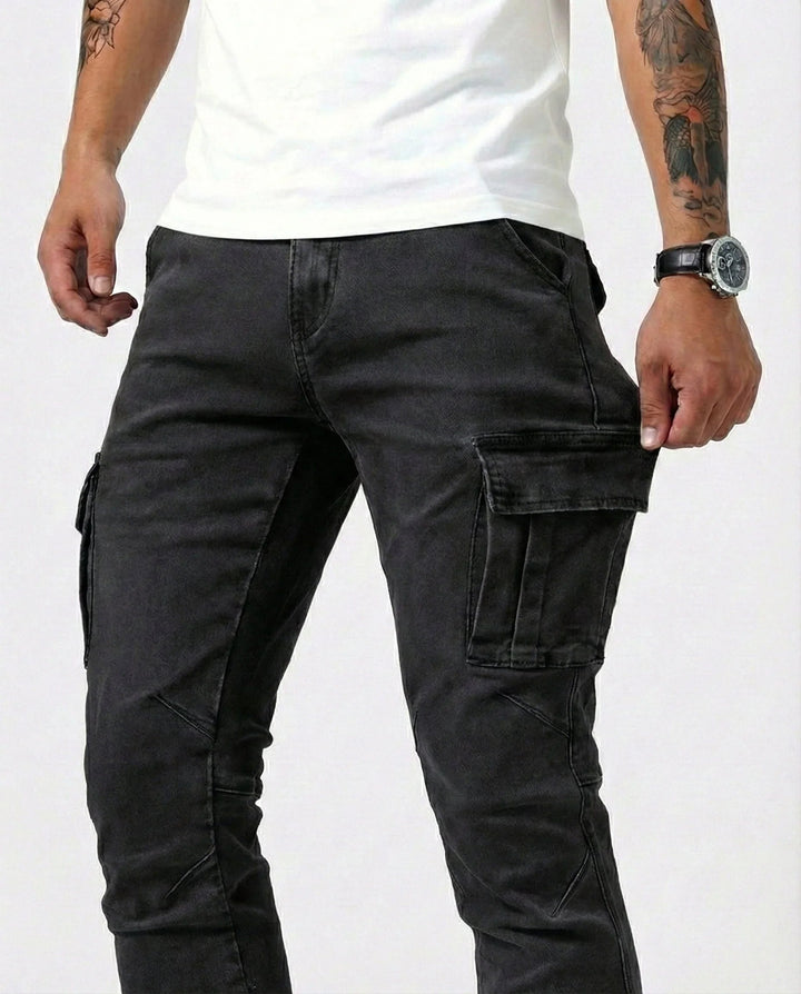 Jean | Pantalon Cargo Élastique